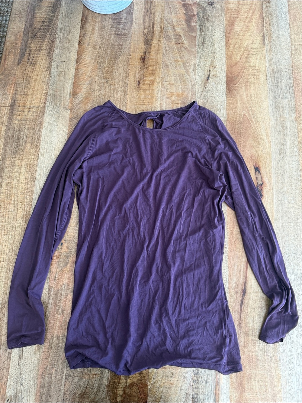 lululemon athletica Long-Sleeve Scoop Neck Top in Plum Purple